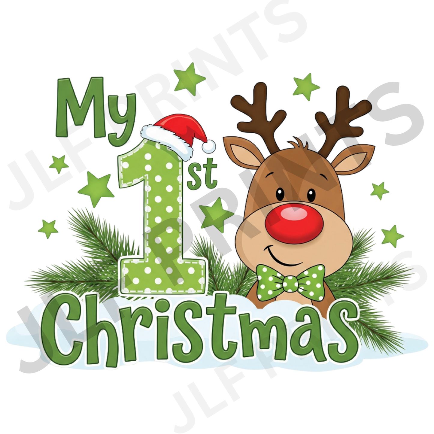 My First Christmas - Green