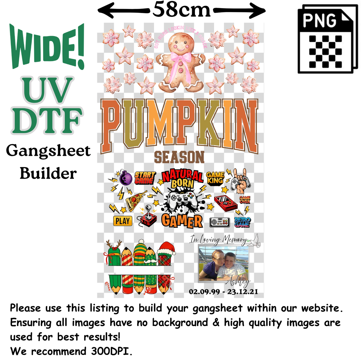 UVDTF - Gangsheet Builder