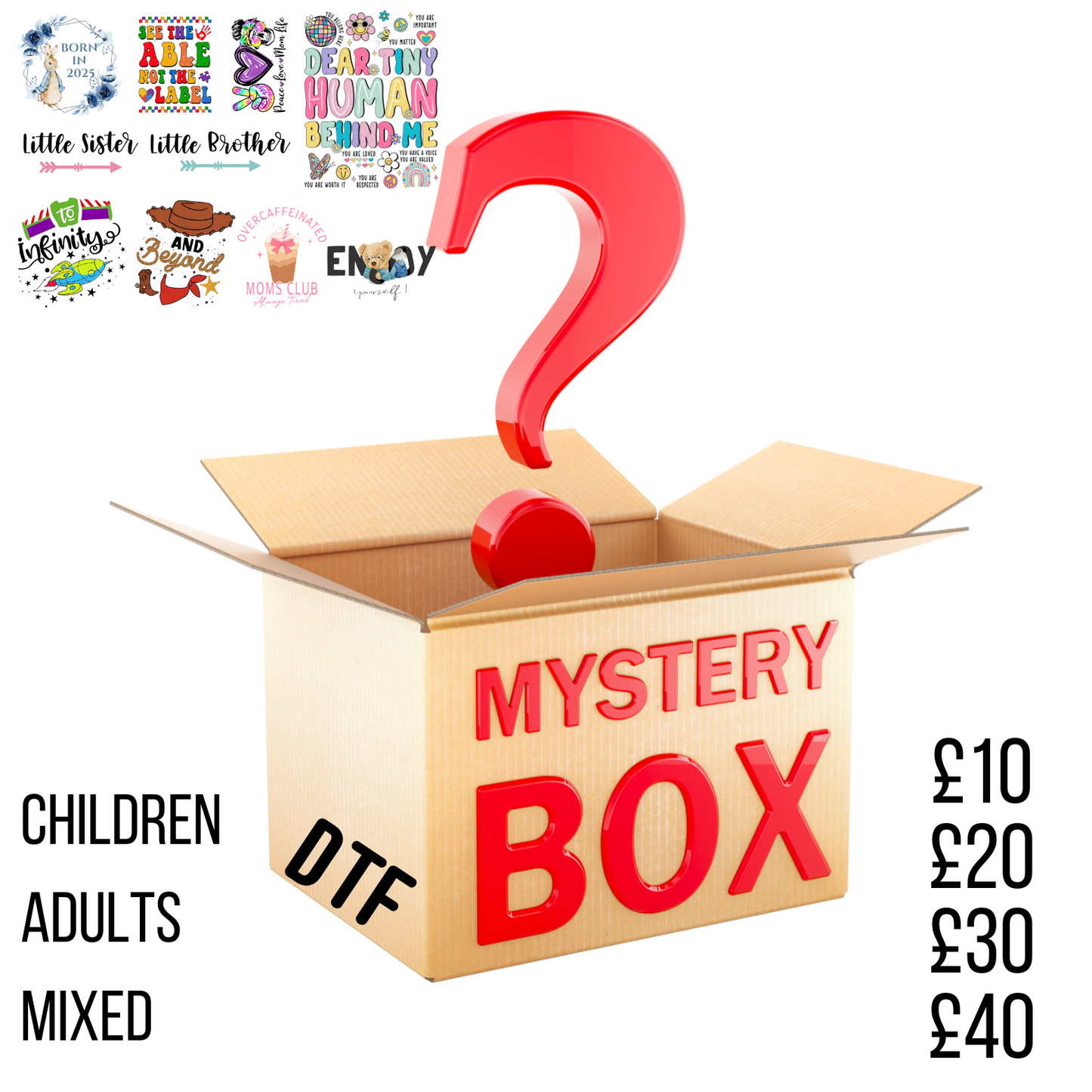 Mystery boxes - DTF