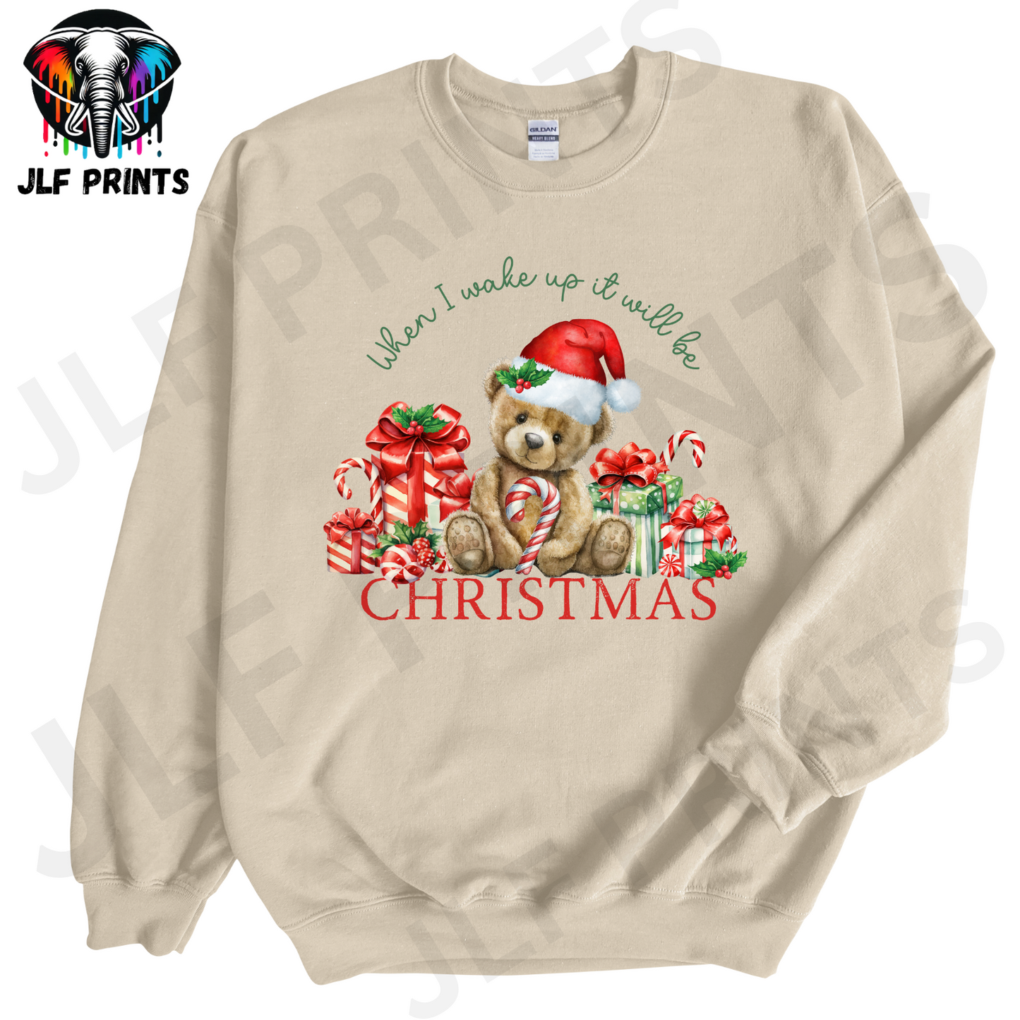 When I wake up it will be Christmas