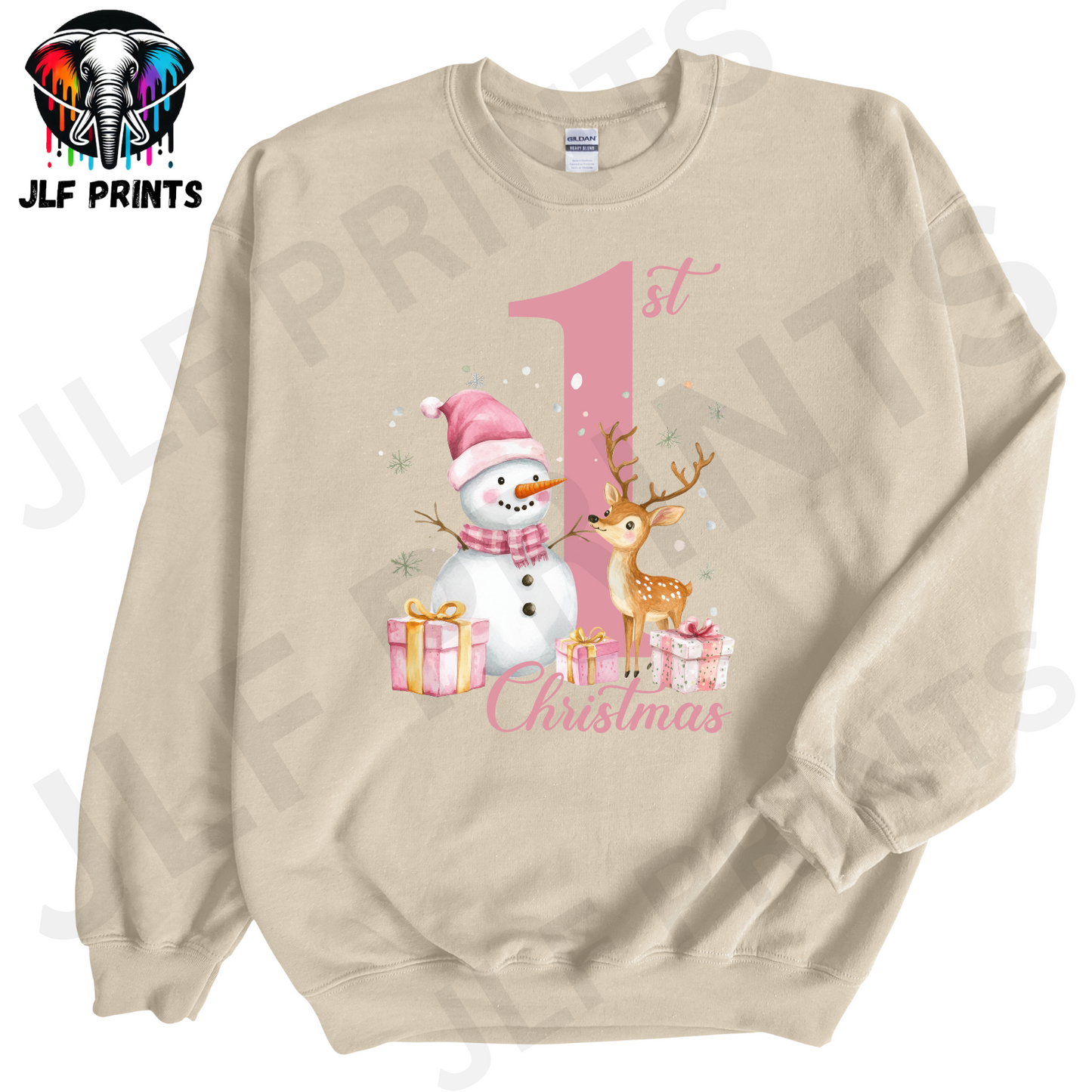 1st Christmas - Pink