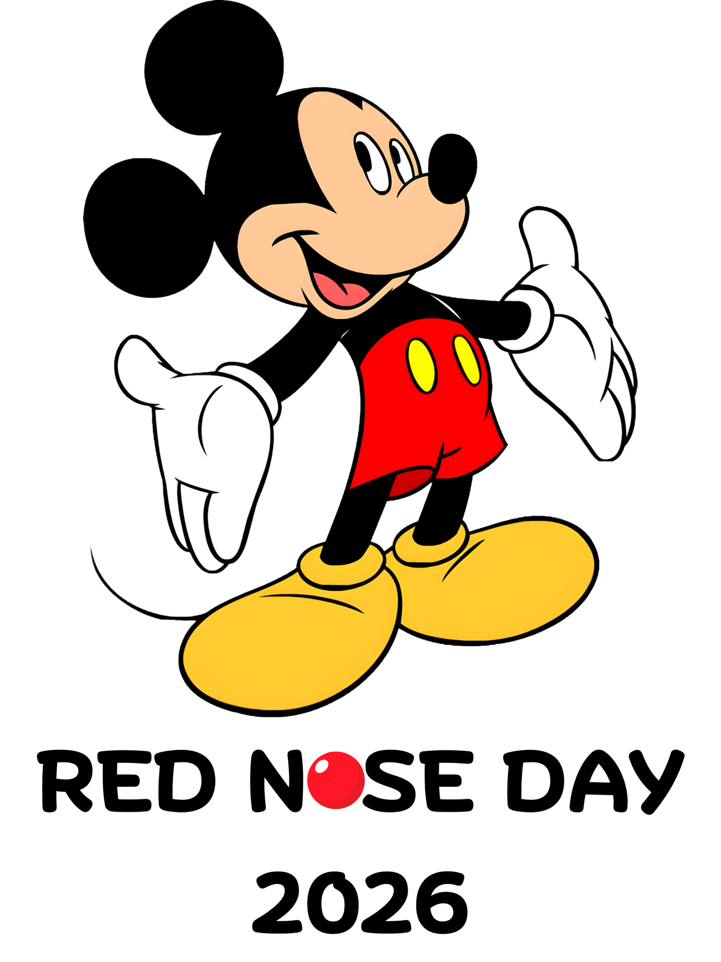 Boy Mouse Red Nose Day
