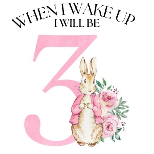 Rabbit When I Wake Up - Pink
