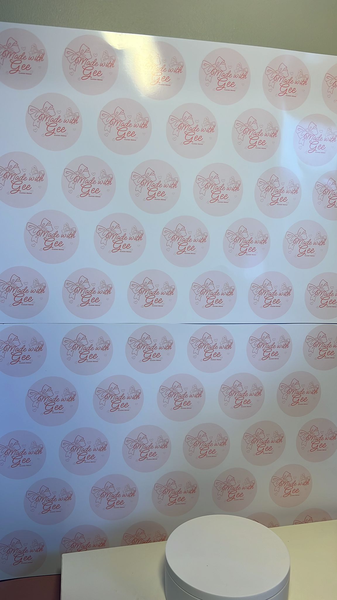A4 Logo Backdrop