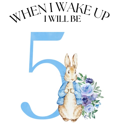 Rabbit When I Wake Up - Blue