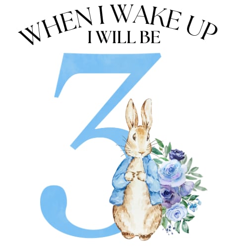 Rabbit When I Wake Up - Blue