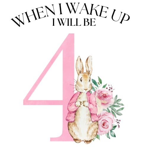 Rabbit When I Wake Up - Pink