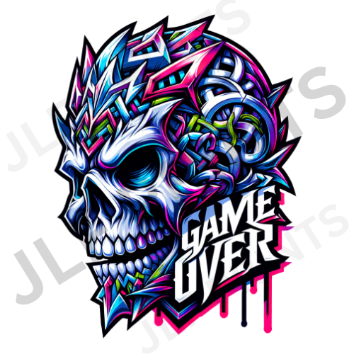 Game Over Skull