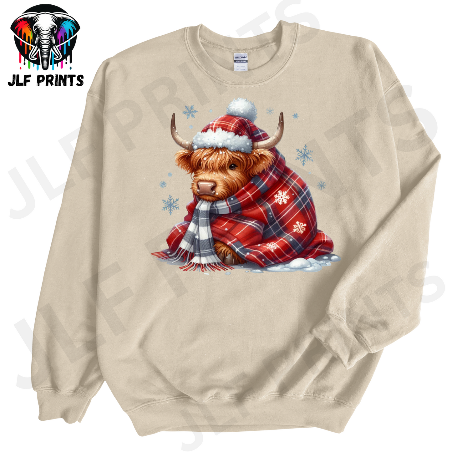 Winter cow