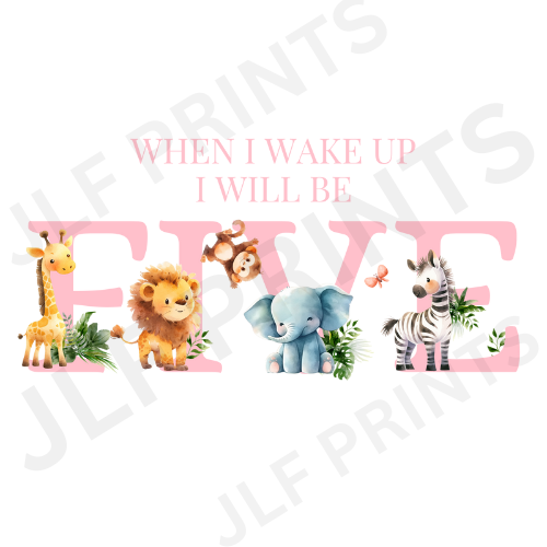 Safari When I Wake Up - Pink