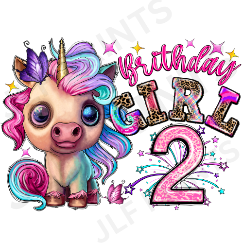 Birthday Girl Unicorn