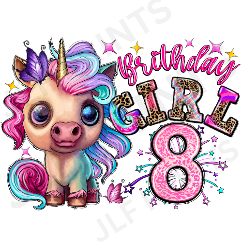 Birthday Girl Unicorn