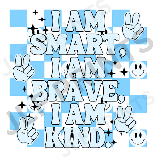 I am smart - Blue