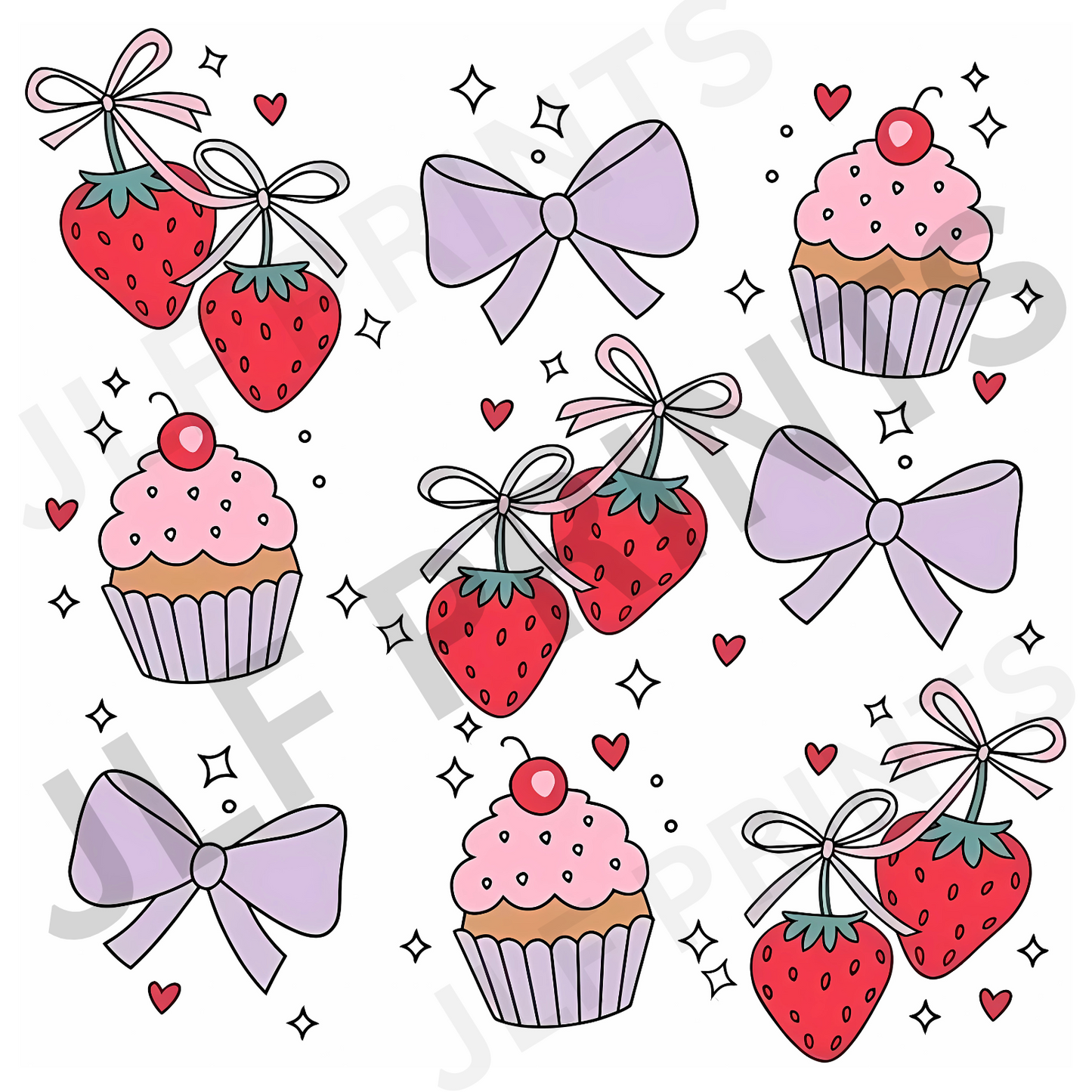 Cupcakes - Bows