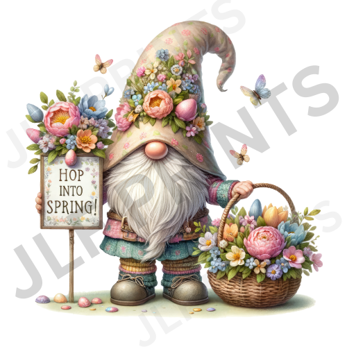 Hop Into Spring Gnome