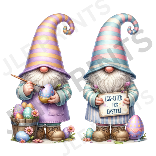 Egg-Cited For Easter Gnomes