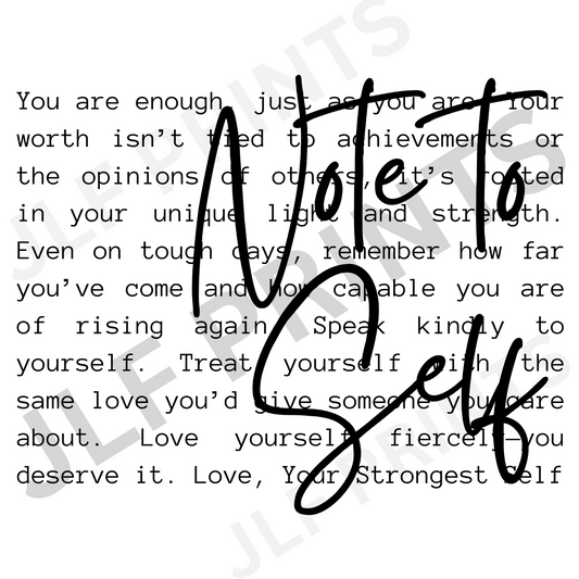 Note to self