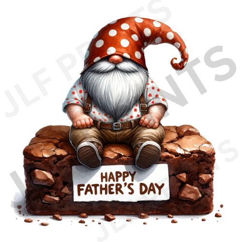 Happy Fathers Day Brownie Gnome