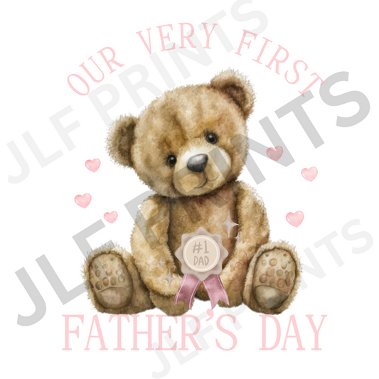 Our first fathers day - pink