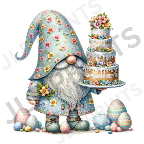 Easter Gnome Cake