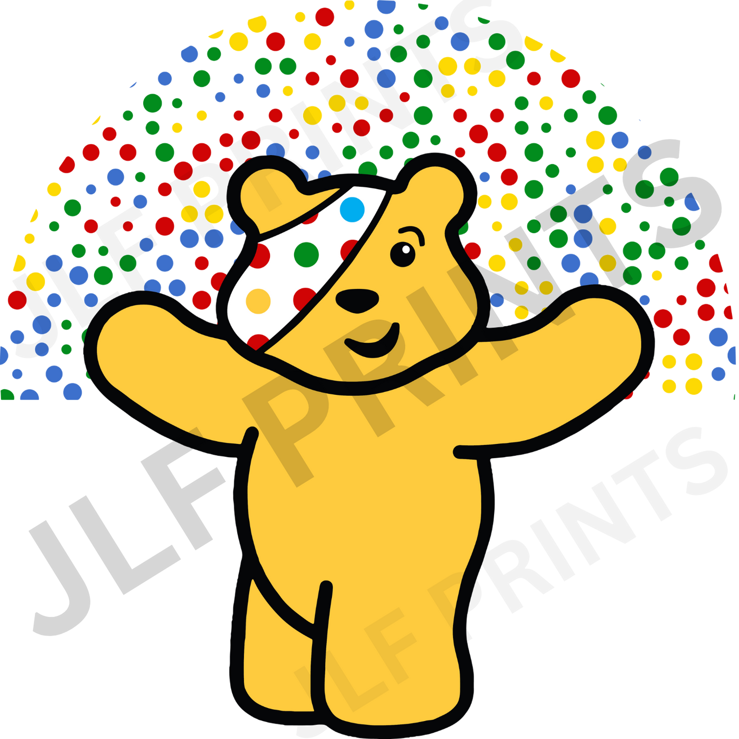 Children in need - Pudsey rainbow