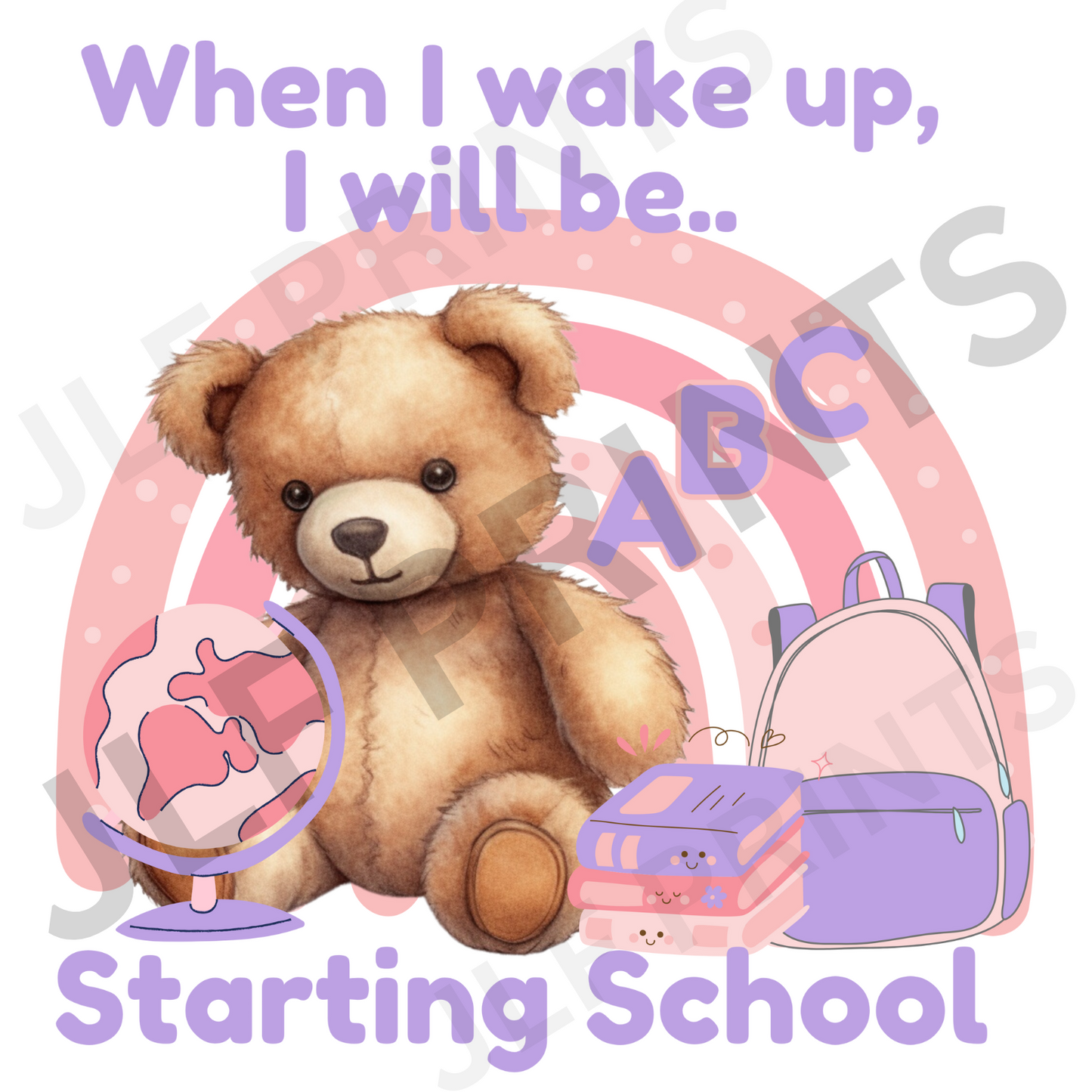 Starting School - Pink