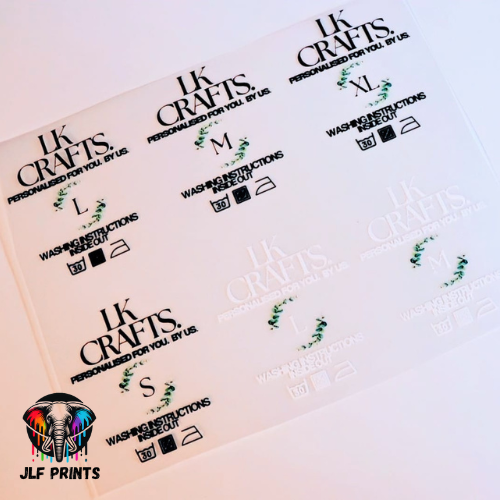 Custom clothing labels