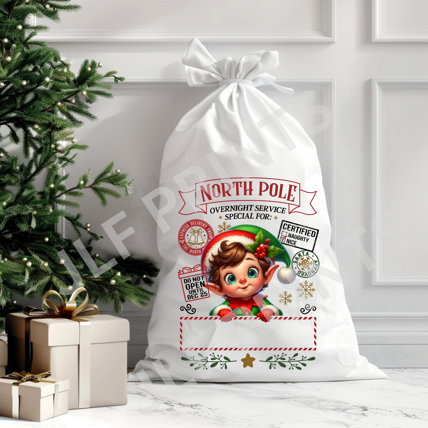 Elf Boy - Santa Sack