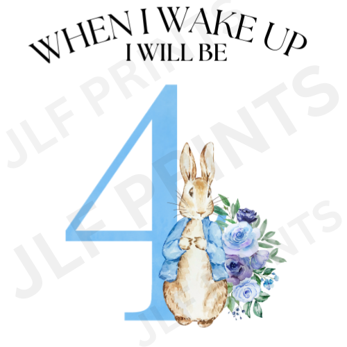 When I Wake Up I Will Be - Blue