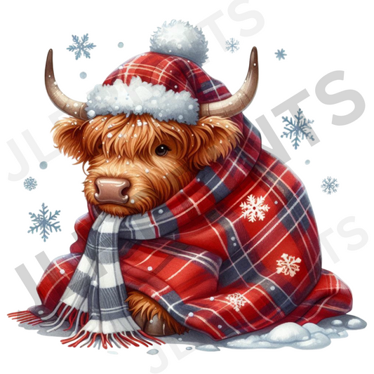 Winter cow