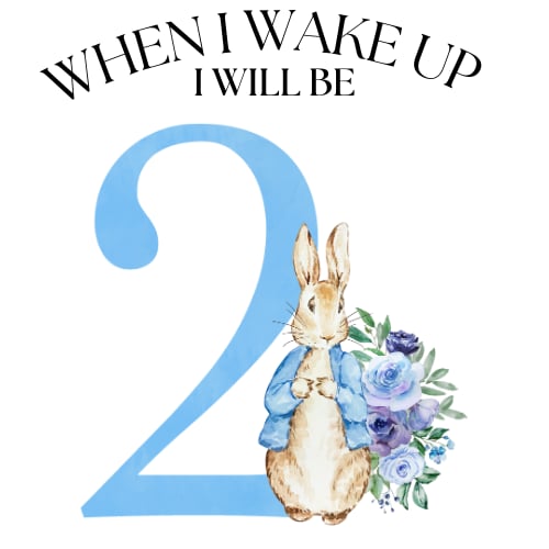 Rabbit When I Wake Up - Blue