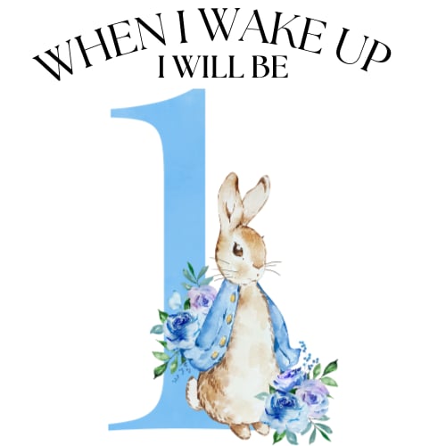 Rabbit When I Wake Up - Blue