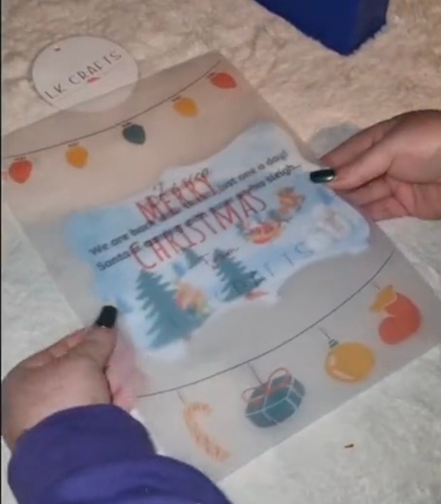 Personalised tissue paper