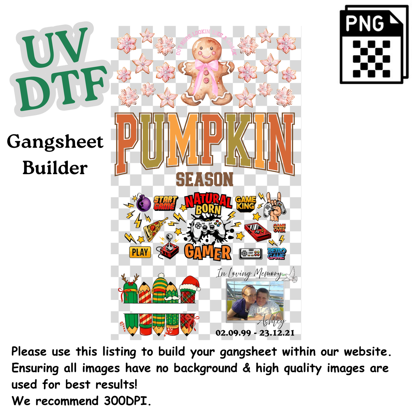 UVDTF - Gangsheet Builder